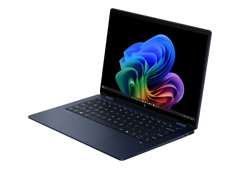 HP OmniBook X Flip 2-in-1 Laptop Next Gen AI 14-fm0009nia Intel Core Ultra 7 256V 16 GB LPDDR5x-8533 MT/s (onboard) 1 TB PCIe Gen4 NVMe M.2 SSD 14.0" Touch Screen Full-size Backlit Win 11 Atmospheric blue aluminum C1RD0EA