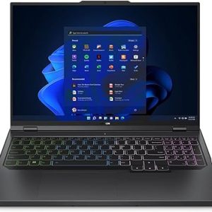 Lenovo Legion Pro 5 16IRX8 (Performance gaming · Legion series) – Intel Core i9-13900HX (13th Gen) base 2.20GHz up to 5.40GHz 16GB DDR5-5600 (2×8GB) 512GB SSD NVMe 16-inch 2560×1600 165HZ NVIDIA GeForce RTX 4060 8GB DEDICATED RTX GRAPHICS RGB BACKLIT KEYBOARD HIGH-REFRESH DISPLAY Windows 11 Onyx Grey PN: 82WK00JRUS