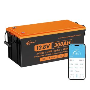 Jsdsolar 12.8V 300Ah LiFePO4 Battery Lithium Battery