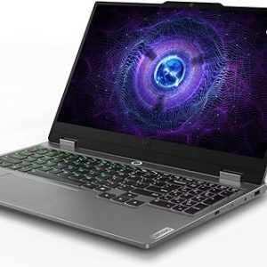 Lenovo LOQ 15IRX9 (83DV013SUE)15.6” FHD Gaming Laptop Intel Core i7-13650HX (13th Gen HX-Series) 16GB DDR5 RAM 512GB SSD PCIe 4.0 NVIDIA GeForce RTX 4050 6GB Windows 11 Home Wi-Fi 6 Luna Grey