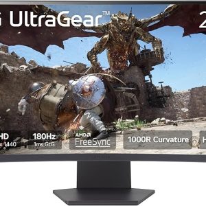 LG 27GS60QC 27” UltraGeaz QHD Monitor for Gamers