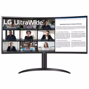 LG 34" 34WR55QK UltraWide QHD Curved monitor with USB Type-C