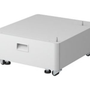 Canon Plain Pedestal Type-S3 (5545C001AA) Printer Stand (Pedestal Base Optional) Compatibility: Canon imageRUNNER ADVANCE series (e.g., C38, C32 series) Color: White Dimensions (L × H × D): 665 × 355 × 645 mm Weight: Approx. 14.4 kg Storage: 1.5-inch drawer for consumables and printing papers Features: Provides elevated support and space-efficient organization may include wheels for easy