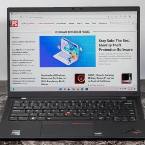 Lenovo ThinkPad X1 Carbon Gen 12 (Ultra-premium flagship ThinkPad · executive enterprise class · mobility-focused business laptop) –Intel Core Ultra 7 165U (AI-READY up to 4.90GHz) 16GB LPDDR5X RAM (ONBOARD – NON-UPGRADABLE) 1TB PCIe NVMe SSD (UPGRADABLE) 14" WUXGA (1920×1200) TOUCHSCREEN Display Intel Integrated Graphics BACKLIT KEYBOARD FINGERPRINT READER Windows 11 Eclipse Black PN: 21KC000MUS