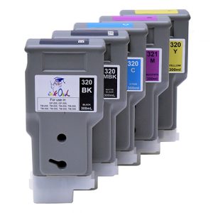 CANON LPF CONSUMABLE 320 COLORS YELLOW MAGENTA CYAN