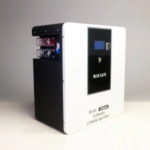 BLUEGATE 5.8kWh 25.6V Lithium Battery for Solar Storage