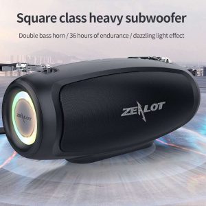 ZEALOT S37L Portable Bluetooth Speaker Hifi Speaker 40w