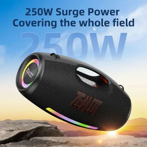 Zealot S89 Loudest Portable Bluetooth Speaker Subwoofer 250W