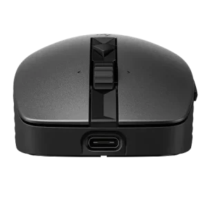 HP 710 Rechargeable Silent Bluetooth Mouse (Flagship premium mouse · executives / multi-device professionals) –BLUETOOTH 5.0 + USB DONGLE SILENT CLICK DESIGN MULTI-DEVICE SUPPORT (UP TO 3 DEVICES) FAST CHARGING UP TO 90 DAYS BATTERY LIFE TRACKS ON GLASS BLACK PN: 6E6F2AA
