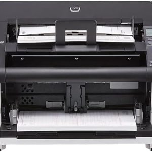 High-speed 140 ppm/280 ipm at 300 dpi color Large Capacity 500-page feeder with LDC display panel for ease of operational ease Impeccable paper feeding with lag detection, skew reducer and intelligent multi-feed function