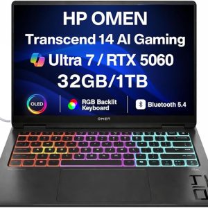 HP OMEN TRANSCEND 14 GAMING LAPTOP Ultimate Power