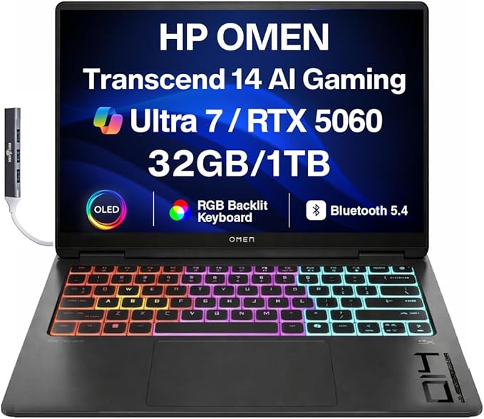 61-+JopBh8L._AC_SX679_ HP OMEN TRANSCEND 14 GAMING LAPTOP Ultimate Power