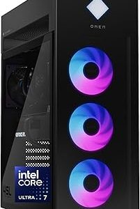 HP OMEN 45L GAMING DESKTOP PC INTEL ULTRA 7-265K INTEGRATED UHD GRAPHICS NVIDIA RTX 4070TI 12GB DEDICATED 32GB DDR5 (2 X 16GB) RAM 512GB PCIE NVME SSD 2TB 7200 RPM SATA HDD WI-FI BLUETOOTH (NO KEYBOARD AND MOUSE) WIN 11 PRO