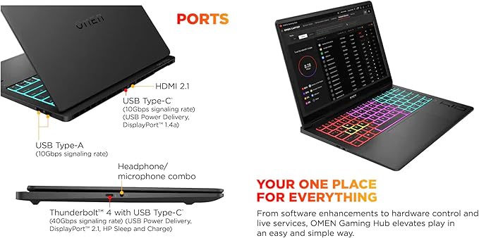 71ZmVTYm8tL._AC_SX679_ HP OMEN TRANSCEND 14 GAMING LAPTOP Ultimate Power