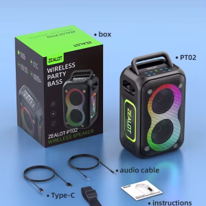 Zealot PT02 60W Outdoor Bluetooth Speaker