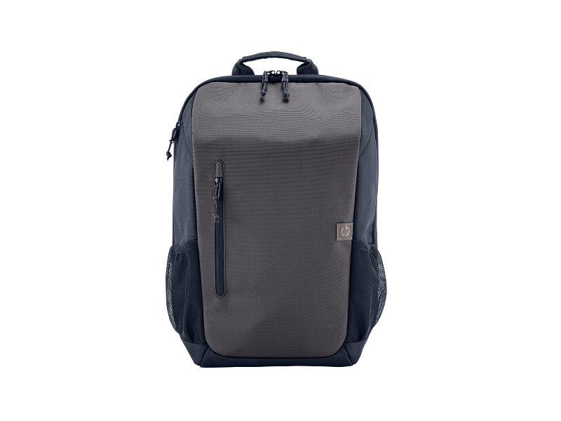 HP Travel 18L 15.6" Laptop Backpack (Expandable travel backpack · work / travel / school) – 18L CAPACITY (EXPANDABLE TO 21L) FITS LAPTOPS UP TO 15.6" WATER-RESISTANT LOCKABLE ZIPPERS TROLLEY STRAP Multiple Organization Pockets IRON GRAY PN: 6B8U6AA