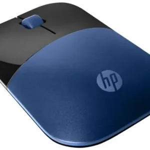 HP Z3700 Wireless Mouse (Slim premium wireless mouse · stylish workspace setup) –2.4GHz WIRELESS USB NANO RECEIVER (STORES INSIDE MOUSE) BLUE LED OPTICAL SENSOR UP TO 16 MONTHS BATTERY LIFE PLUG & PLAY Works on Multiple Surfaces BLUE PN: V0L81AA