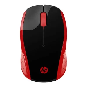 HP Wireless Mouse 200 (Affordable wireless mouse · everyday productivity) –2.4GHz WIRELESS CONNECTIVITY 1000 DPI OPTICAL SENSOR AMBIDEXTROUS DESIGN PLUG & PLAY – NO SOFTWARE REQUIRED Up to 10m Wireless Range Compatible with Windows / macOS / ChromeOS ESPRESS RED PN: 2HU82AA