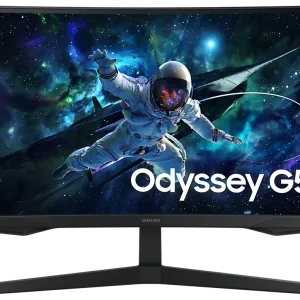 Samsung S27CG552EM 27" Odyssey G5 G55C QHD 165Hz Curved Gaming Monitor LS27CG552EMXUE