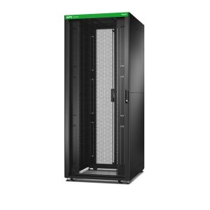 APC Easy Rack 800mm/42U/1000mm with Roof Side panel castors feet and 4 Brackets No Bottom black ER8202