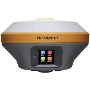 The Hi-Target iRTK5 Base and Rover is a high-end professional GNSS RTK surveying system designed for land surveying, construction, engineering, mining, GIS, and precision mapping. It features a next-generation GNSS engine, calibration-free IMU tilt compensation, an HD touchscreen OLED display, and integrated multi-protocol communications.