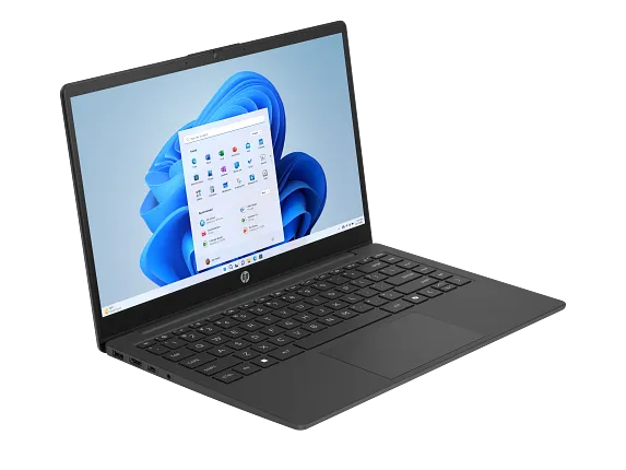 HP 14-ep2011wm Notebook PC (Entry everyday laptop · students / home users / essential productivity) –Intel Processor N150 (4 Cores, up to 3.60GHz) 4GB DDR4-3200 RAM | 128GB UFS Storage 14" HD (1366×768) Anti-Glare Micro-Edge Display Intel UHD Graphics Wi-Fi 6 + Bluetooth 5.3 Windows 11 Home Tranquil Pink PN: B5VU3UA#ABA