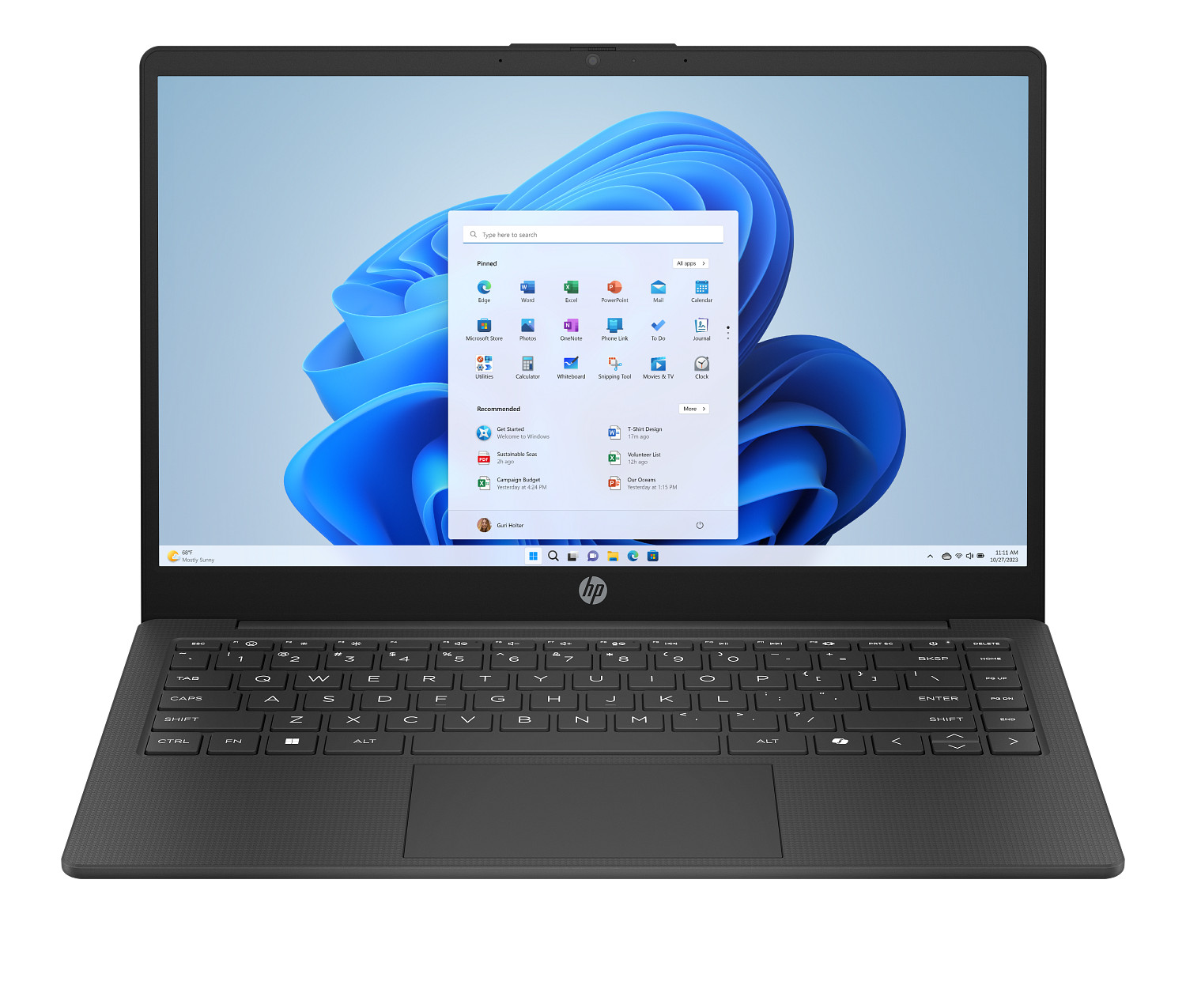 HP 14-ep2011wm Notebook PC (Entry everyday laptop · students / home users / essential productivity) –Intel Processor N150 (4 Cores, up to 3.60GHz) 4GB DDR4-3200 RAM | 128GB UFS Storage 14" HD (1366×768) Anti-Glare Micro-Edge Display Intel UHD Graphics Wi-Fi 6 + Bluetooth 5.3 Windows 11 Home Tranquil Pink PN: B5VU3UA#ABA