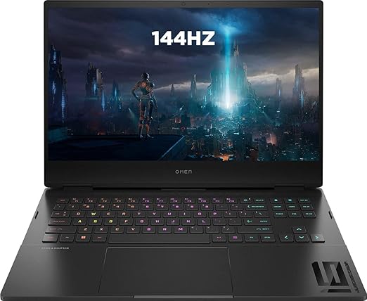 HP OMEN 16-n0023dx Gaming Laptop (Premium gaming laptop · gamers / creators / power users) –AMD Ryzen 7 6800H Processor 16GB DDR5 RAM (UPGRADABLE) 512GB PCIe NVMe M.2 SSD (UPGRADABLE) 16.1