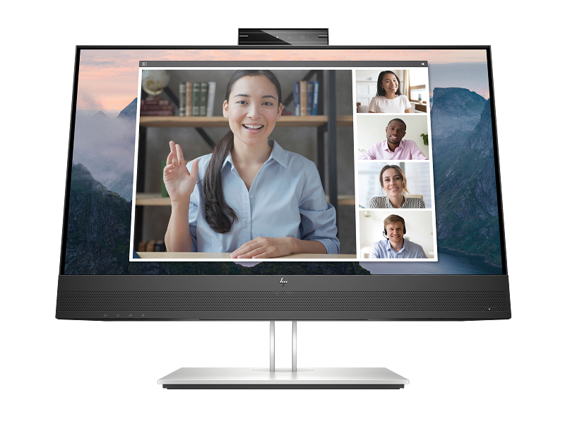 HP E24mv G4 FHD Conferencing Monitor – 23.8-inch IPS Full HD Business Monitor with 5MP Webcam (Part No. 169L0AA)