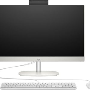 Intel® Core™ Ultra processor with integrated AI acceleration Fast 16GB DDR5-5600 memory for smooth multitasking High-speed 512GB PCIe NVMe SSD Slim, modern All-in-One design that saves desk space 23.8-inch IPS Full HD anti-glare display with wide viewing angles HD webcam with privacy tilt for video conferencing