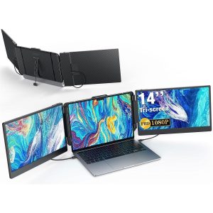 V2COM F3 14" Triple Laptop Monitor