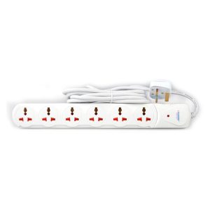 itel ISU-6621W 3M 6-Way Extension Socket