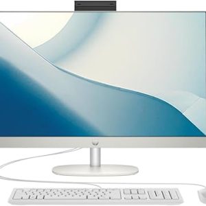 HP 24-CR0126NH ALL-IN-ONE PC DESKTOP INTEL CORE i7-1355U 13TH GEN DDR4 16GB/512SSD 23.8-INCH FULL HD (1920×1080 IPS TOUCHSCREEN, FREEDOS BLACK COLOR 91H33EA#BH5
