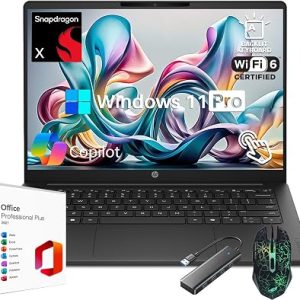 HP OmniBook 3 (Copilot+ AI laptop · professionals / students / everyday AI productivity) –Qualcomm Snapdragon X X1-26-100 Processor (AI-READY PLATFORM) 16GB LPDDR5X-8448 RAM (ONBOARD – NON-UPGRADABLE) 512GB PCIe Gen4 NVMe M.2 SSD 14" WUXGA (1920×1200) IPS TOUCHSCREEN Display Qualcomm Adreno Graphics FHD IR CAMERA BACKLIT KEYBOARD COPILOT+ PC Wi-Fi 6E + Bluetooth 5.3 | Windows 11 Home Warm Gold PN: D0ZY2UA#ABA
