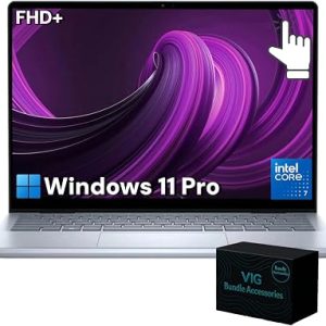 Dell Inspiron 14 7440 2-in-1 (Premium convertible laptop · professionals / students / hybrid productivity) –Intel Core 7 150U Processor 16GB LPDDR5X RAM (ONBOARD – NON-UPGRADABLE) 1TB PCIe NVMe SSD 14" WUXGA (1920×1200) TOUCHSCREEN Display Intel Graphics 360° CONVERTIBLE 2-IN-1 DESIGN BACKLIT KEYBOARD Wi-Fi 6E + Bluetooth Windows 11 Home Ice Blue English/French Canadian Keyboard PN: i7440-7275BLU-PCA