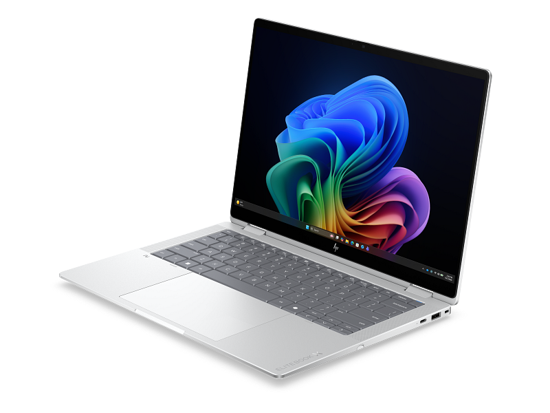 Cashmere_XI_14_Flip_Intel_EliteBook_X_G2i_GlacierSilver_T_AG_FPR_WLAN_Win11_Catalog_FrontLeftOpen_5293500
