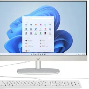 HP 23.8" All-in-One 24-cr0343nh PC (Business All-in-One · professionals / SMEs / office productivity) –Intel Core i5-1334U Processor (13th Gen up to 4.60GHz) 8GB DDR4-3200 RAM (1×8GB UPGRADABLE) 512GB PCIe Gen4 NVMe M.2 SSD (UPGRADABLE) 23.8" FHD (1920×1080) IPS TOUCHSCREEN Anti-Glare Display Intel Iris Xe Graphics FreeDOS Wi-Fi 6 + Bluetooth 5.3 HP 125 USB Wired Keyboard & Mouse Jet Black PN: BY1X6EA