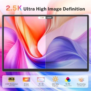 V2COM Screen S7 Pro 2K 16"