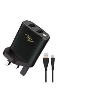 itel 125UC 12Watts 2 USB Type-C charger