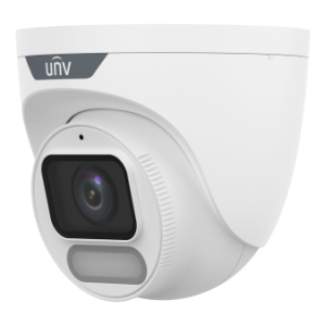 Uniview 8MP ColourHunter Wise-ISP Warm Light Turret Network Camera IPC3628LE-ADF28K-WP