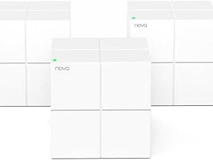 Tenda Nova MW6(2-pack) AC1200 Dual-band Whole Home Wi-Fi 6 Mesh System (2500ft²)