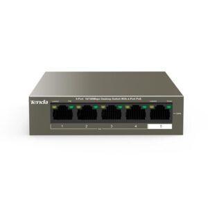 Tenda TEF1105P-4-63W 5-Port 10/100Mbps Switch