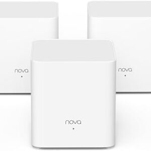 Tenda Nova EX3 (2-pack) AX1500 Dual-band Whole Home Wi-Fi 6 Mesh System (2500ft²)