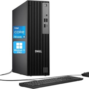 Dell Pro Slim (SFF) QCS1250 i5-14100 8GB 512GB SSD Intel Graphics WLAN + BT Kb Mouse