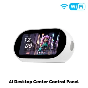 Moes Tuya AI Desktop Center Control Panel Alexa Built-in with Zigbee & BLE Mesh Hub 5S IR Control Video Monitoring