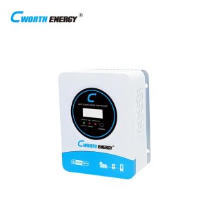Full Specifications Specification Details Brand CWORTH Energy Model CE-M4048 Controller Type MPPT Maximum Charge Current 40A Battery/System Voltage 12V / 24V / 48V DC Voltage Detection Automatic Battery Types User-defined, AGM, FLD/Flooded, Lithium PV Start-up Voltage 25V Maximum PV Input Voltage 200V MPPT Voltage Range 25/30/60V – 180V DC depending on system voltage Maximum PV Power 1,130W listed for 12V system Charging Algorithm 3-stage Charging Stages Bulk, Absorption, Float Maximum Efficiency >98% Operating Temperature 0°C to 50°C Humidity 0–90% Display Digital/LCD display Net Weight Approx. 2.5kg Dimensions 211 × 171 × 112mm Specifications are reported for the CE-M4048 model by a Cworth Energy distributor. Key Features 40A high-performance MPPT charging Supports 12V, 24V and 48V battery systems Automatic system-voltage detection Up to 200V maximum solar input voltage >98% maximum efficiency Supports lithium and lead-acid battery types 3-stage Bulk / Absorption / Float charging Digital display for system monitoring Suitable for residential and off-grid solar systems