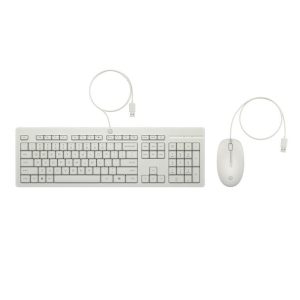 HP 310 White wired Keyboard and Mouse