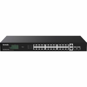 Tenda TEG2228P-24-410W 26GE+2SFP PoE Switch Specs