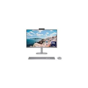 HP OMNISTUDIO 27 INCH AIO DESKTOP NEXT GEN AI PC 27-CY0127C D2QL7AA#AA 14TH GENERATION SERIES 3 PROCESSOR: INTEL CORE ULTRA 5 325 MEMORY (RAM): 16 GB 5600 STROAGE: 1TB GEN4 M.2 NVME SOLID STATE DRIVE (SSD) DISPLAY: 27-INCH TOUCHSCREEN FULL HD (1920 X 1080) IPS 75HZ REFRESH RATE GRAPHICS: INTEGRATED INTEL GRAPHICS WI-FI 7 AND BLUETOOTH CONNECTIVITY BUILT IN SPEAKER HP 1080P FHD IR CAMERA WITH HDR AUTO SWITCH HP USB WHITE WIRELESS KEYBOARD AND MOUSE COMBO WINDOWS 11 HOME COTTON WHITE COLOR