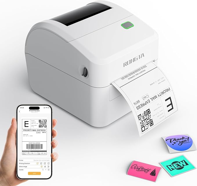 61-hOS0ecCL._AC_SX679_ Rongta Bluetooth Shipping Label Printer RP415 - Fast